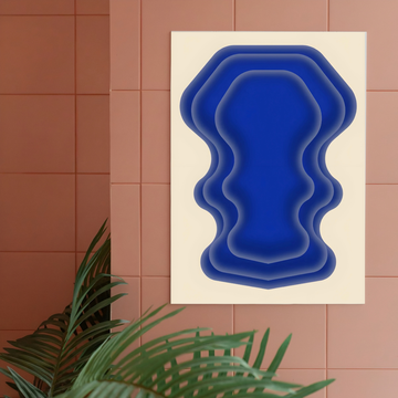 Póster Gloss Blue
