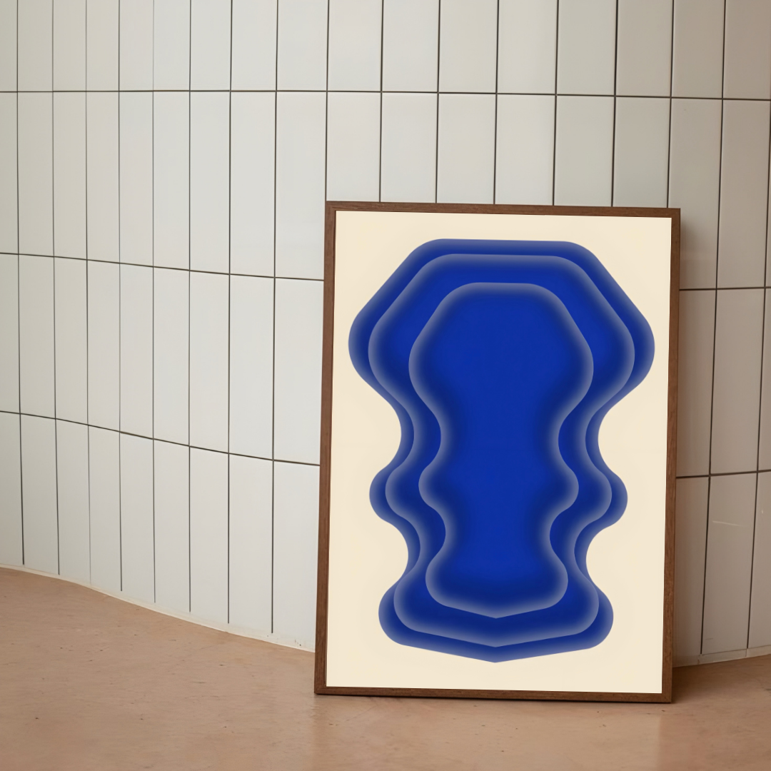 Poster Gloss Blue