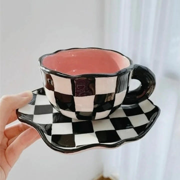 Taza Rosa Chess